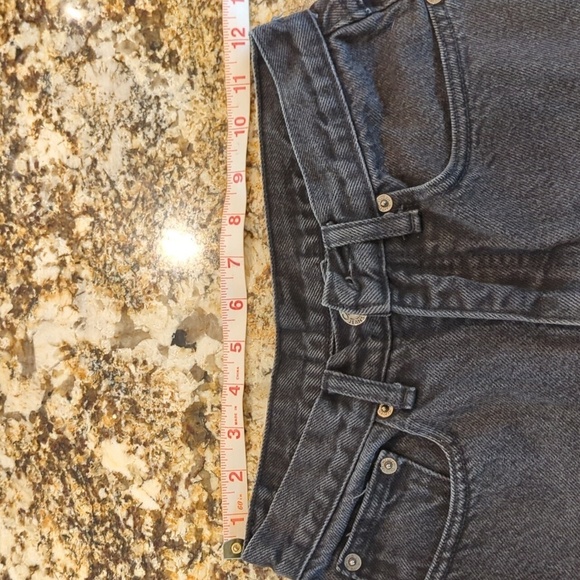 Y2K Vintage Outlaw Wanted Branded Washed Black Jeans Made In USA Women's Size 7 - Picture 11 of 13